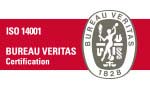 Logo certificazione ISO 14001 Bureau Veritas – Gestione ambientale responsabile